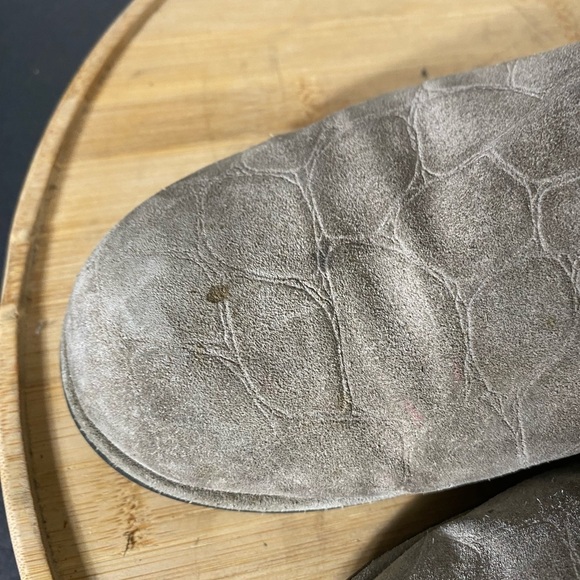 Stuart Weitzman Brown Suede Leather Faux Fur Lined Boot Womens Size 10 - Picture 10 of 15